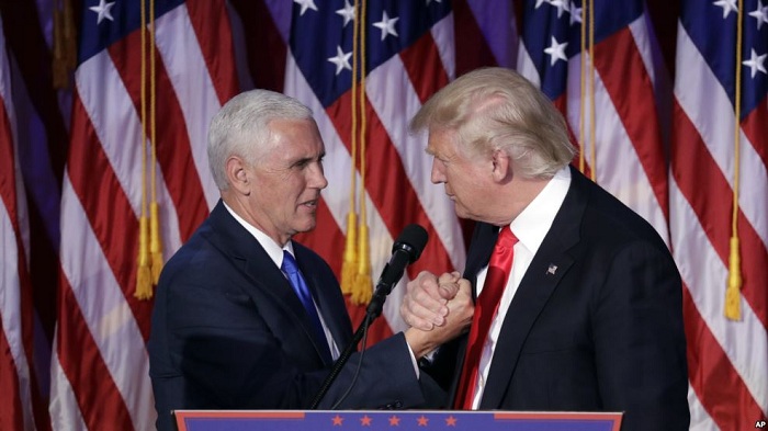 Vice-President Mike Pence says anti-LGBT discrimination has `no place` in Donald Trump